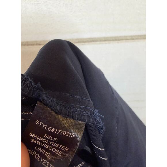 Current Air Pants Size MED Navy With Tie Waist White Stripes - Picture 3 of 6